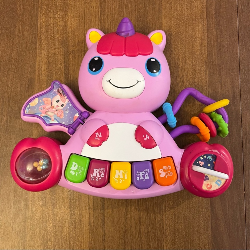 Unicorn learning toy for